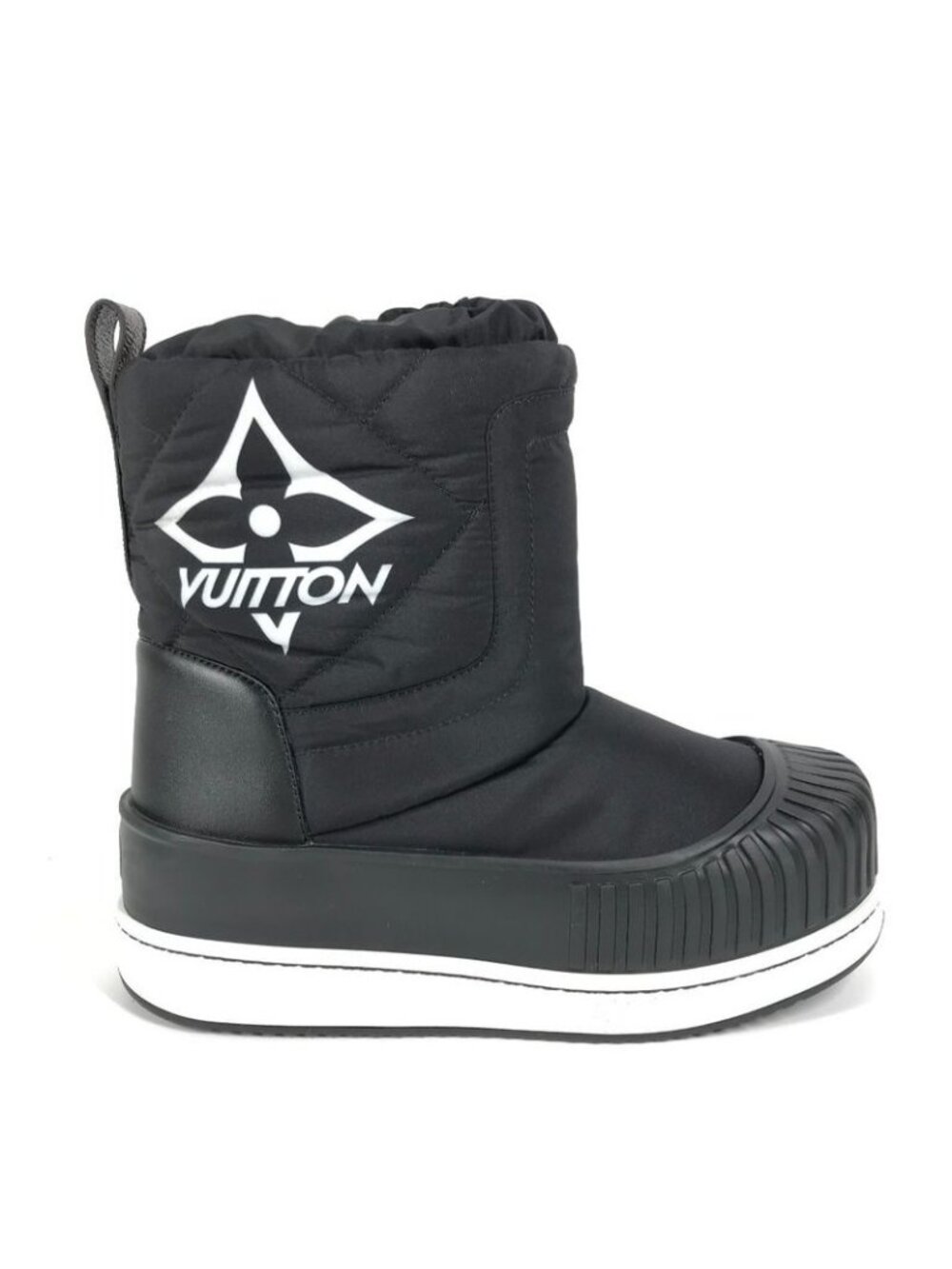 Louis Vuitton Boots Logo Snow Short 36 Black - Picture 7 of 9